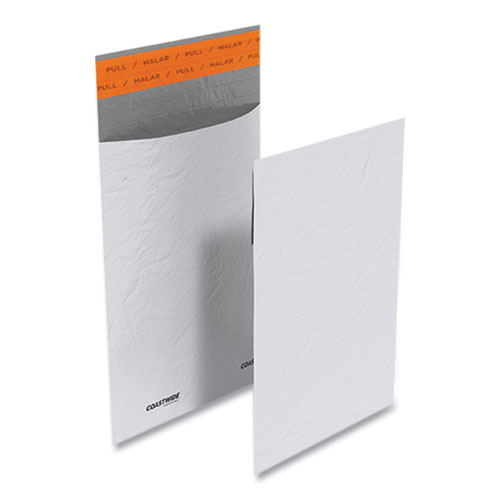 Self-Sealing Poly Mailer, Square Flap, Self-Adhesive Closure, 6 x 9, White, 100/Pack