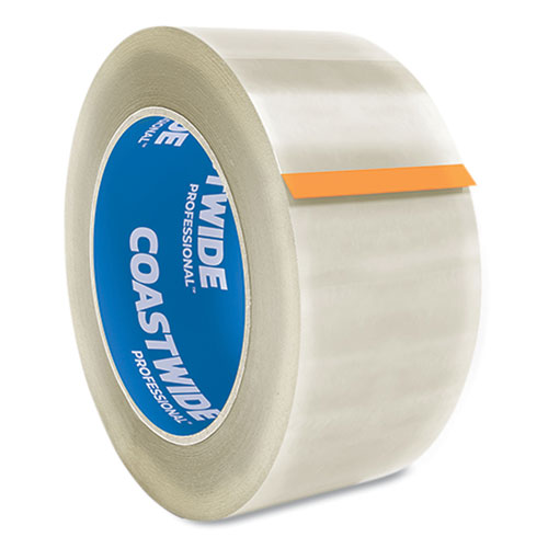 Industrial Packing Tape, 3" Core, 1.8 mil, 2" x 110 yds, Clear, 36/Carton