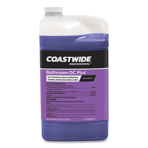 Coastwide Professional™ Bathroom Dc Plus Cleaner And Disinfectant Concentrate For Expressmix, Fresh Scent, 110 Oz Bottle, 2/Carton