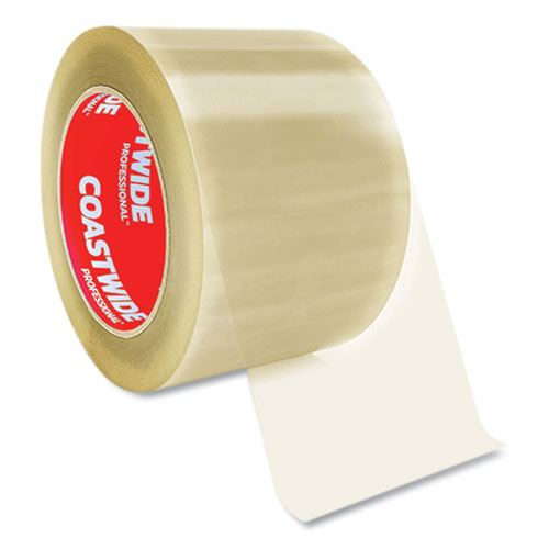Coastwide Professional™ Industrial Packing Tape, 3" Core, 1.8 mil, 2" x 110 yds, Clear, 36/Carton