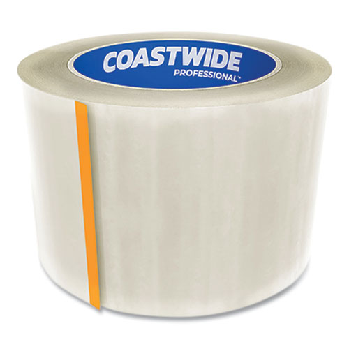 Image of Coastwide Professional™ Industrial Packing Tape, 3" Core, 2.1 Mil, 3" X 110 Yds, Clear, 24/Carton