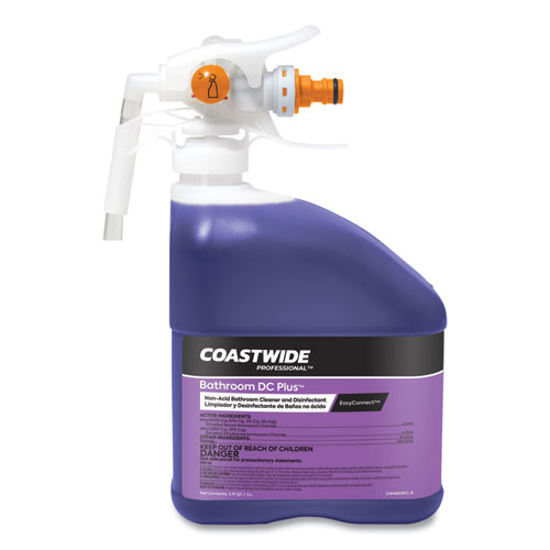Coastwide Professional™ Bathroom Dc Plus Cleaner And Disinfectant Concentrate For Easyconnect, Fresh Scent, 101 Oz Bottle, 2/Carton