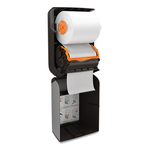J-Series Auto-Cut Hardwound Paper Towel Dispenser, 12.32 x 9.34 x 16.67, Black/Metallic