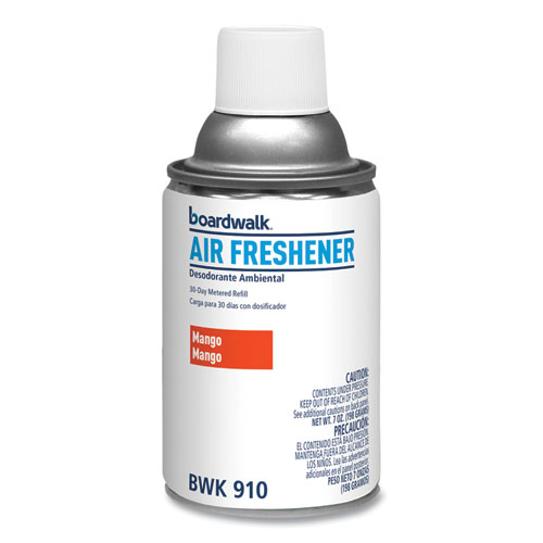 Image of Metered Air Freshener Refill, Mango, 5.3 oz Aerosol Spray, 12/Carton