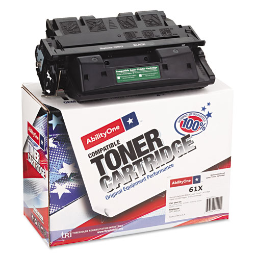 7510015606574 Remanufactured C8061X (61X) High-Yield Toner, 10,000 Page-Yield, Black