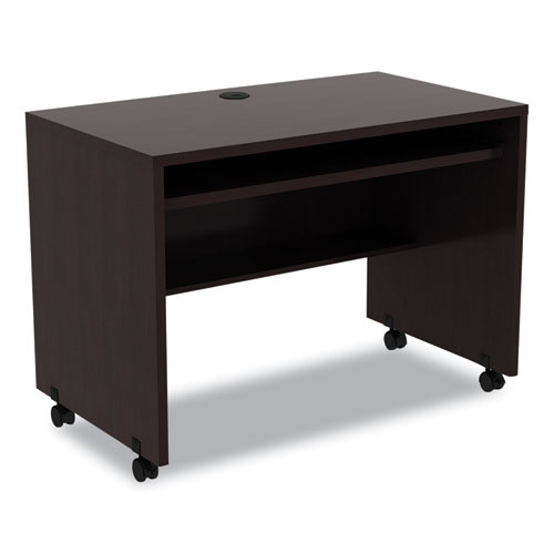 Alera® Alera Valencia Series Mobile Workstation Desk, 41.38" x 23.63" x 30", Espresso