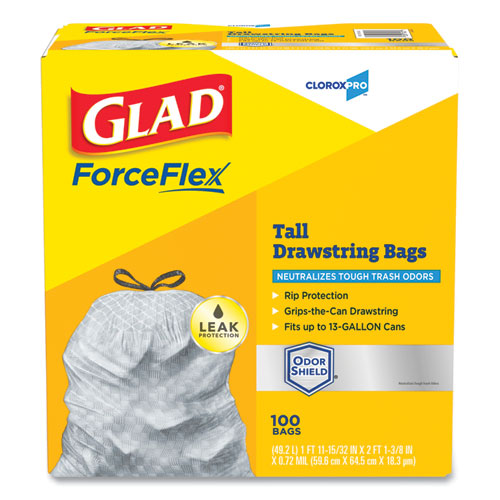 Glad ForceFlex Trash Bag 70 EA/BX 