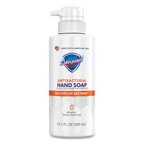 Antibacterial Liquid Hand Soap, Fresh Clean Scent, 10.1 oz Pump Bottle