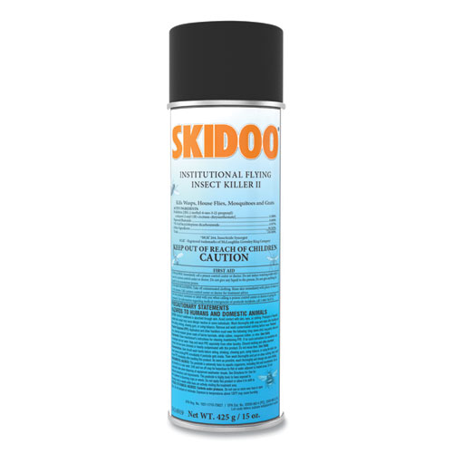 Skidoo Institutional Flying Insect Killer, 15 oz Aerosol Spray, 6/Carton