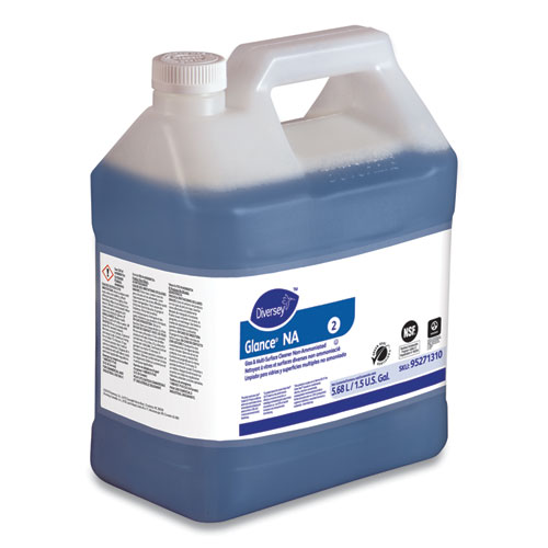 Non-Ammoniated Glass and Multi-Surface Cleaner, 6 qt Bottle, 2/Carton