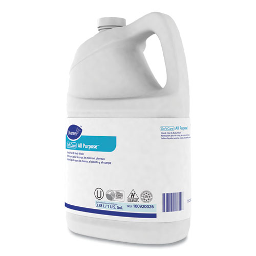 Soft Care All Purpose Liquid, Gentle Floral, 1 gal Bottle, 4/Carton