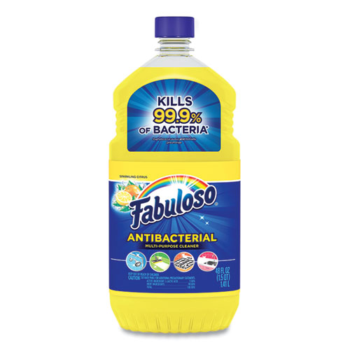 Image of Antibacterial Multi-Purpose Cleaner, Sparkling Citrus Scent, 48 oz Bottle