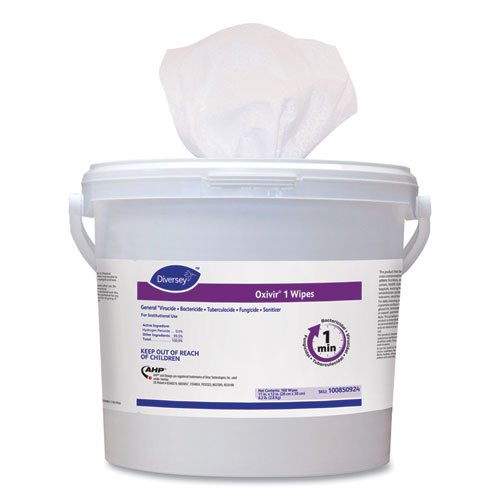 Oxivir 1 Wipes, 11 x 12, 160/Canister, 4/Carton