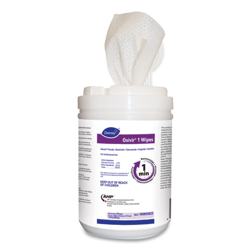 Oxivir 1 Wipes, 6" x 7", 160/Canister, 12/Carton