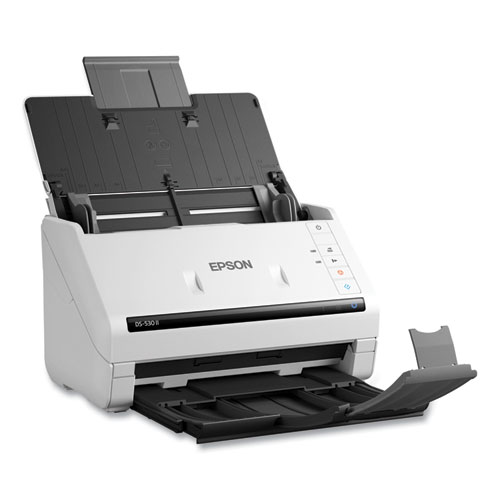 Image of Epson® Ds-530 Ii Color Duplex Document Scanner, 600 Dpi Optical Resolution, 50-Sheet Duplex Auto Document Feeder