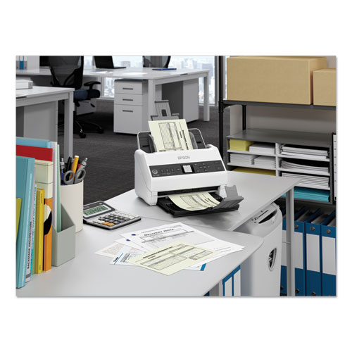 Image of DS-730N Network Color Document Scanner, 600 dpi Optical Resolution, 100-Sheet Duplex Auto Document Feeder