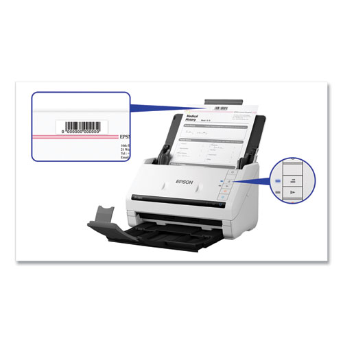 Image of DS-530 II Color Duplex Document Scanner, 600 dpi Optical Resolution, 50-Sheet Duplex Auto Document Feeder