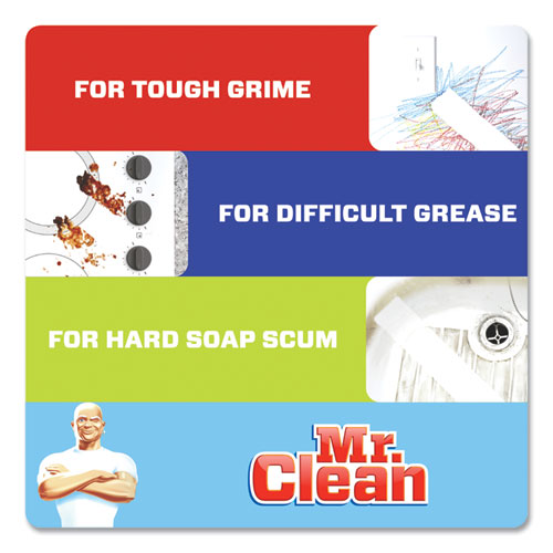 Image of Mr. Clean® Magic Eraser Variety Pack, Extra Durable; Bath; Kitchen, 4.6 X 2.3, 0.7" Thick, White, 6/Pack, 8 Packs/Carton