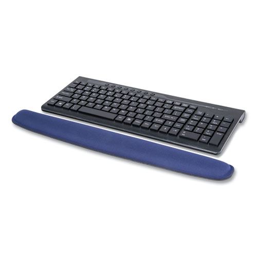 Image of Memory Foam Keyboard Wrist Rest, 2.87 x 18, Blue