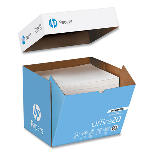Office20 Paper, 92 Bright, 20 lb Bond Weight, 8.5 x 11, White, 2, 500/Carton