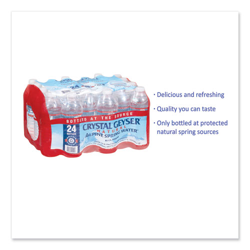 Alpine Spring Water, 16.9 oz Bottle, 24/Carton