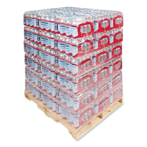 Image of Crystal Geyser® Alpine Spring Water, 16.9 Oz Bottle, 35/Carton, 54 Cartons/Pallet