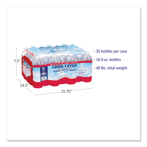 Image of Alpine Spring Water, 16.9 oz Bottle, 35/Case, 54 Cases/Pallet