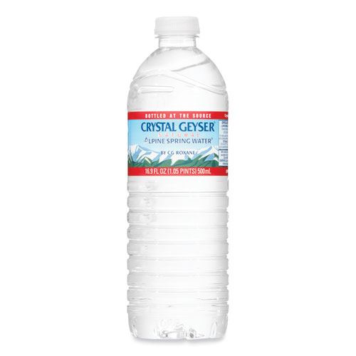 Crystal Geyser® Alpine Spring Water, 16.9 Oz Bottle, 24/Carton, 84 Cartons/Pallet