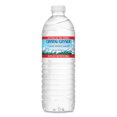 Crystal Geyser® Alpine Spring Water, 16.9 Oz Bottle, 35/Carton