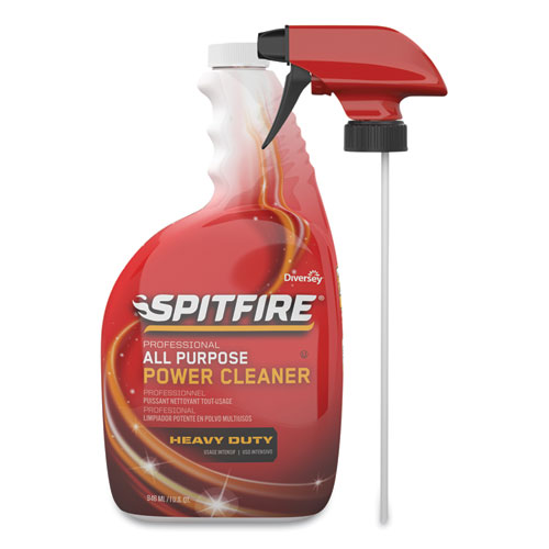 Spitfire All Purpose Power Cleaner, Liquid, 32 oz Spray Bottle, 4/Carton