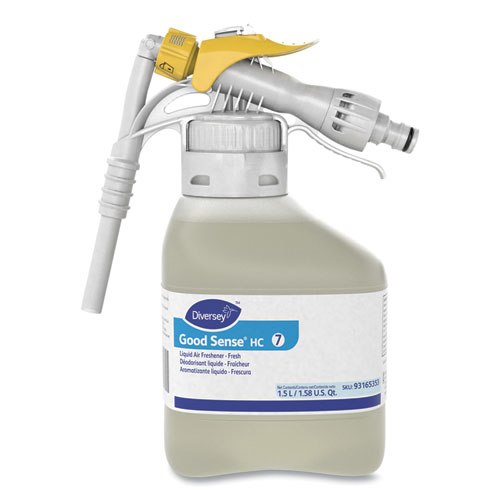 Diversey™ Good Sense Liquid Odor Counteractant, Fresh, 1.5 L RTD Bottle, 2/Carton