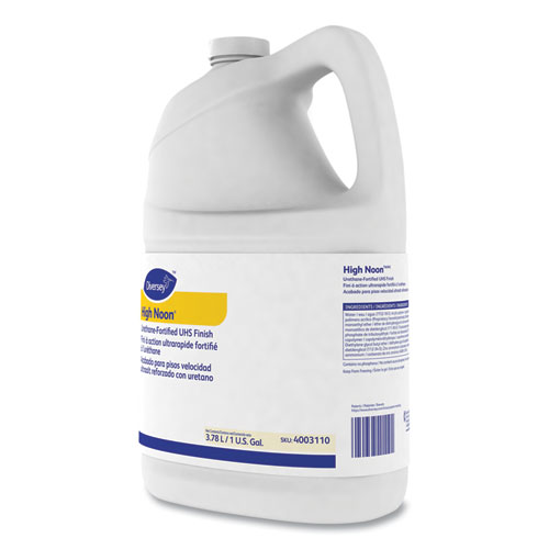 High Noon Urethane-Fortified UHS Floor Finish, Liquid, 1 gal Bottle, 4/Carton