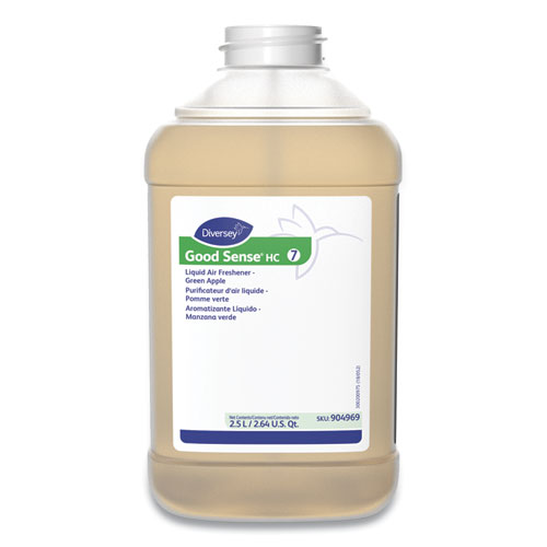 Diversey™ Good Sense Liquid Odor Counteractant, Apple, 84.5 oz, 2/Carton