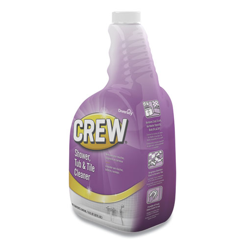 Image of Diversey™ Crew Shower, Tub And Tile Cleaner, Liquid, 32 Oz, 4/Carton