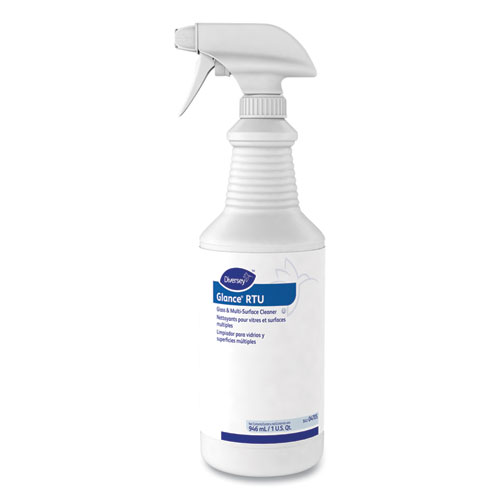 Diversey™ Glance Glass and Multi-Surface Cleaner, Original, 32oz Spray Bottle