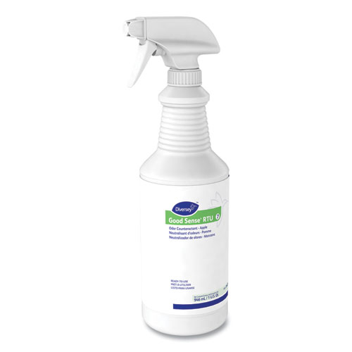 Image of Diversey™ Good Sense Rtu Liquid Odor Counteractant, Apple Scent, 32 Oz Spray Bottle