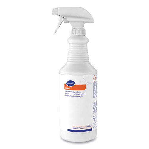 Diversey™ Foaming Acid Restroom Cleaner, Fresh Scent, 32 Oz Spray Bottle, 12/Carton