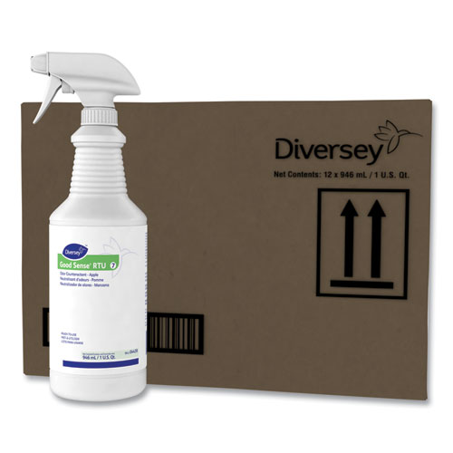 Image of Diversey™ Good Sense Rtu Liquid Odor Counteractant, Apple Scent, 32 Oz Spray Bottle