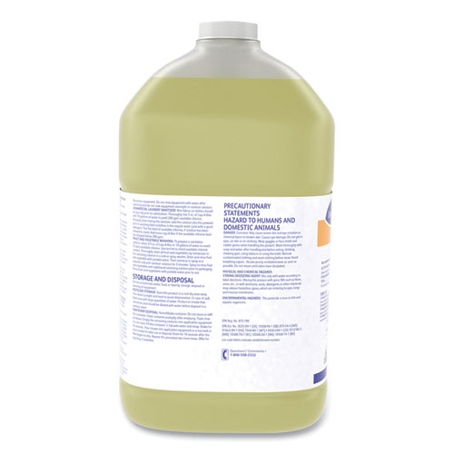 Liqu-A-Klor Disinfectant/Sanitizer, 1 gal Bottle, 4/Carton