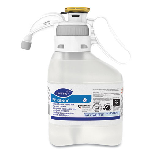 PERdiem Concentrated General Cleaner with Hydrogen Peroxide, 47.34 oz, Bottle, 2/Carton