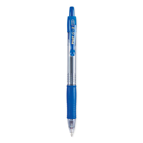 Image of G2 Premium Gel Pen Convenience Pack, Retractable, Bold 1 mm, Blue Ink, Smoke/Blue Barrel, 36/Pack