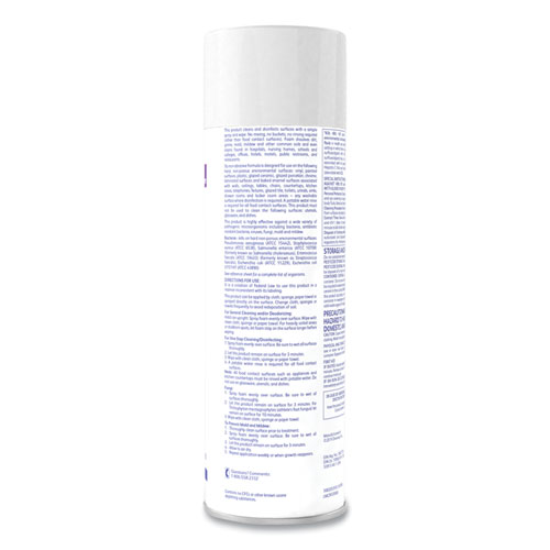 Envy Foaming Disinfectant Cleaner, Lavender Scent, 19 oz Aerosol Spray, 12/Carton