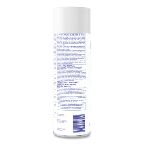 Image of Diversey™ Envy Foaming Disinfectant Cleaner, Lavender Scent, 19 Oz Aerosol Spray