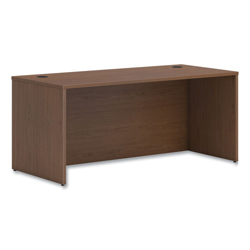 HON® Mod Desk Shell, 66" x 30" x 29", Sepia Walnut