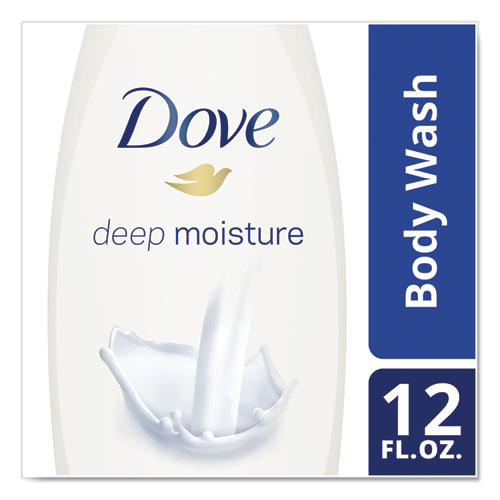 Image of Diversey™ Dove Body Wash Deep Moisture, 12 Oz Bottle, 6/Carton