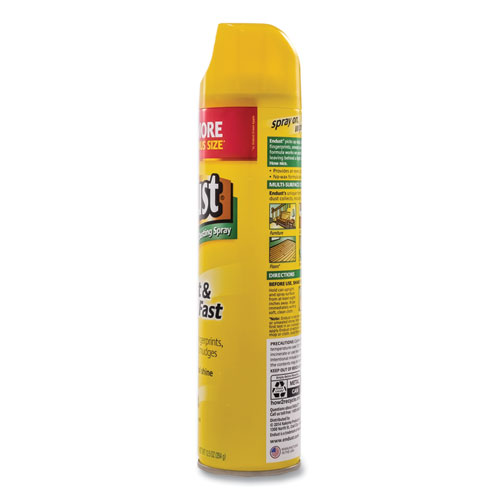 Image of Diversey™ Endust Multi-Surface Dusting And Cleaning Spray, Lemon Zest, 12.5 Oz Aerosol Spray, 6/Carton