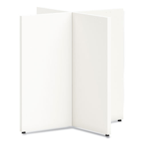 Mod X-Base for 48" Table Tops, 30w x 30d x 28h, Simply White