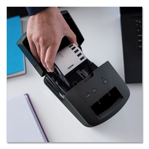 Image of Brother Ql-600 Economic Desktop Label Printer, 44 Labels/Min Print Speed, 5.1 X 8.8 X 6.1