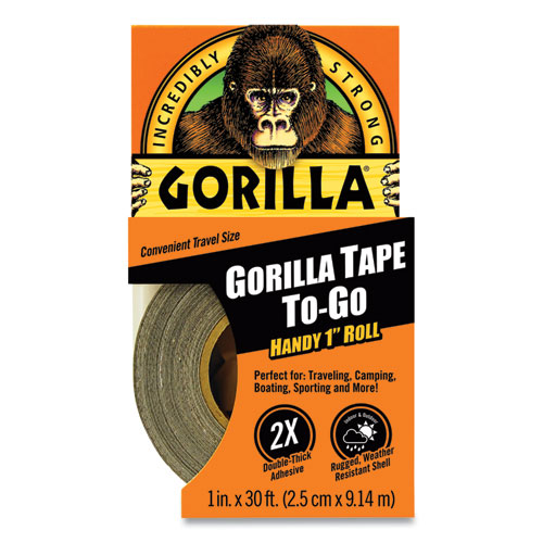 Gorilla® Gorilla Tape, 1.5" Core, 1" X 10 Yds, Black