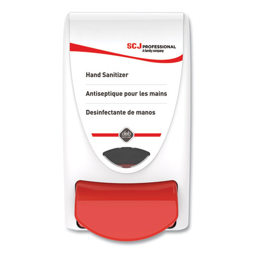 Hand Sanitizer Dispenser, 1 Liter Capacity, 4.92 x 4.6 x 9.25, White